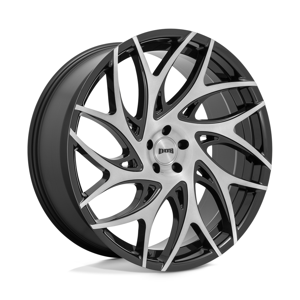 Dub 1pc S260 G.o.a.t. 26x10 6x135 30 87.1 Brushed Face With Gloss Black Dark Tint Spokes