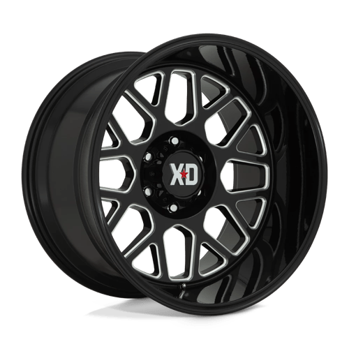 XD Wheels Xd849 Grenade 2 20x10 6x135 -18 87.1 Noir Brillant Fraisé