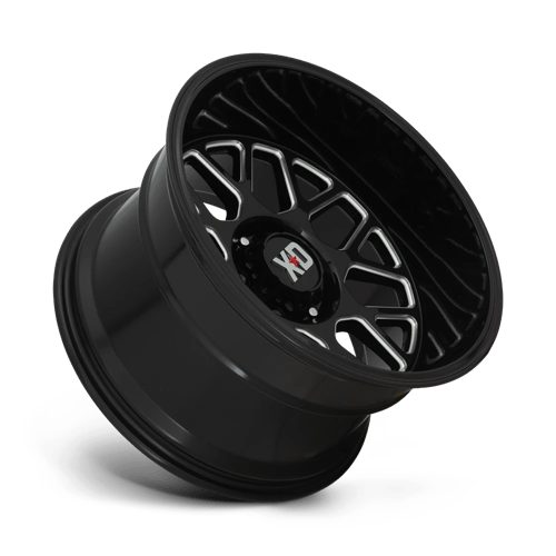 XD Wheels Xd849 Grenade 2 20x10 6x135 -18 87.1 Noir Brillant Fraisé
