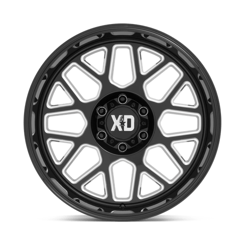 XD Wheels Xd849 Grenade 2 20x10 5x127 -18 71,5 Noir Brillant Fraisé