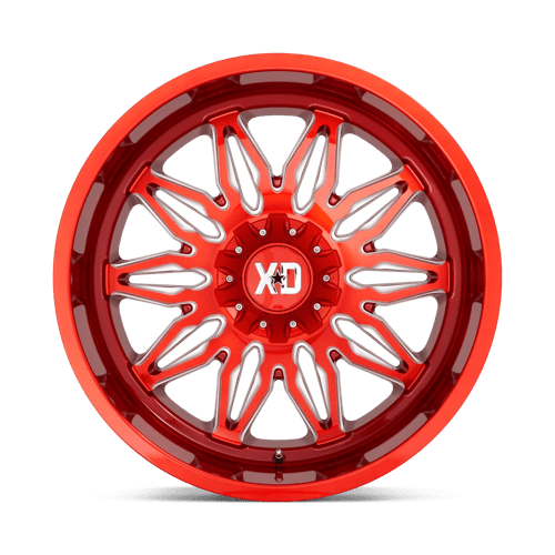 XD Wheels Xd859 Gunner 20x10 5x127 / 5x139.7 -18 78.1 Rouge bonbon fraisé