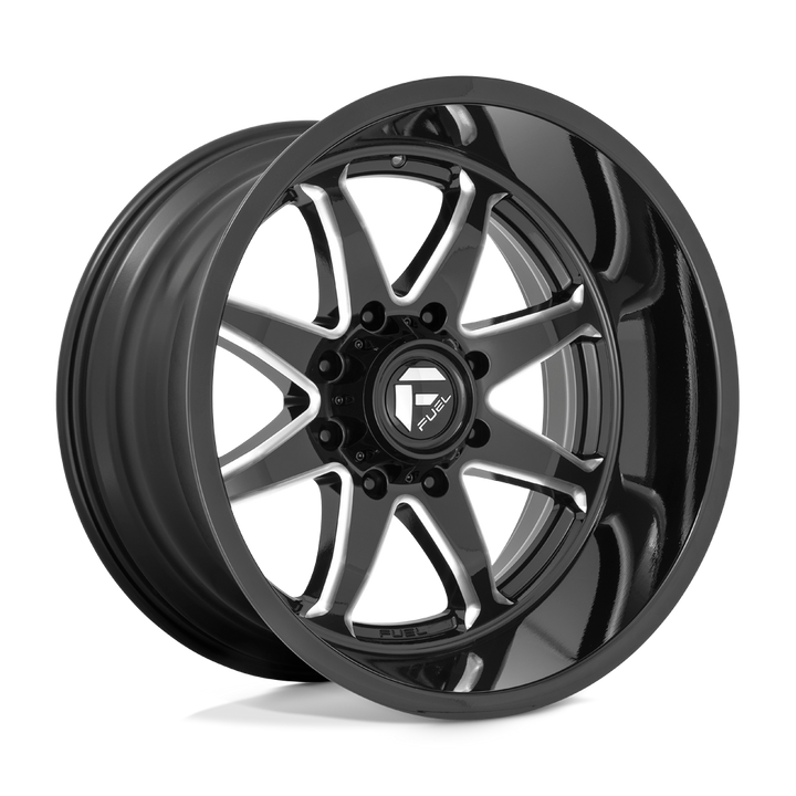 CARBURANT TOUT-TERRAIN D749 HAMMER 22X12 6X135 -44 87.1 NOIR BRILLANT FRAISÉ