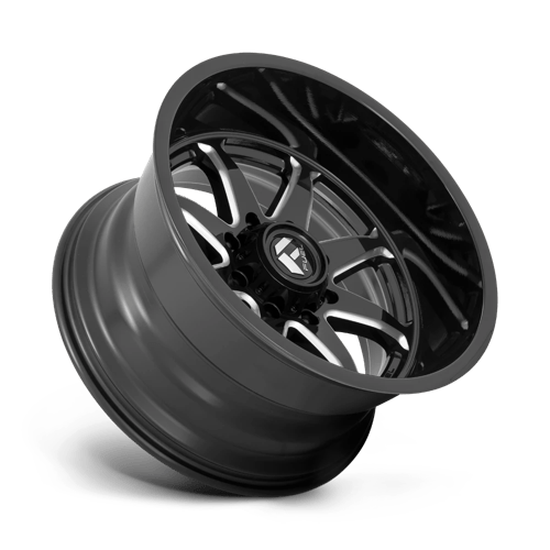 CARBURANT TOUT-TERRAIN D749 HAMMER 20X9 8X180 1 124.2 NOIR BRILLANT FRAISÉ