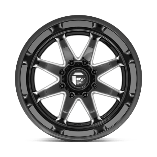 CARBURANT TOUT-TERRAIN D749 HAMMER 22X12 6X135 -44 87.1 NOIR BRILLANT FRAISÉ