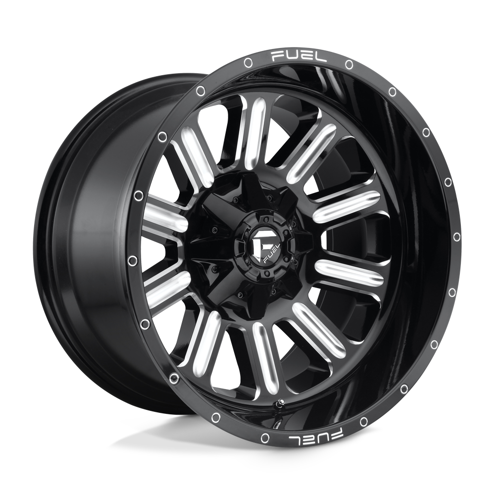 CARBURANT TOUT-TERRAIN D620 HARDLINE 17X9 6X135 / 6X139.7 1 106.1 NOIR BRILLANT FRAISÉ