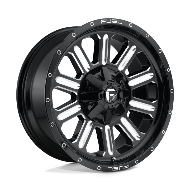 CARBURANT TOUT-TERRAIN D620 HARDLINE 20X9 8X170 1 125.1 NOIR BRILLANT FRAISÉ