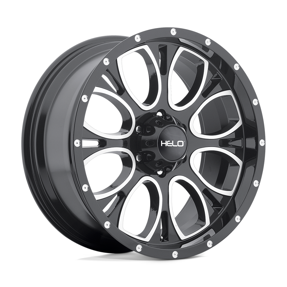 Helo He879 20x9 6x139.7 18 106.1 Noir Brillant Usiné