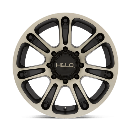 Helo He904 20x9 5x127 -12 72.56 Satin Black Machined Dark Tint