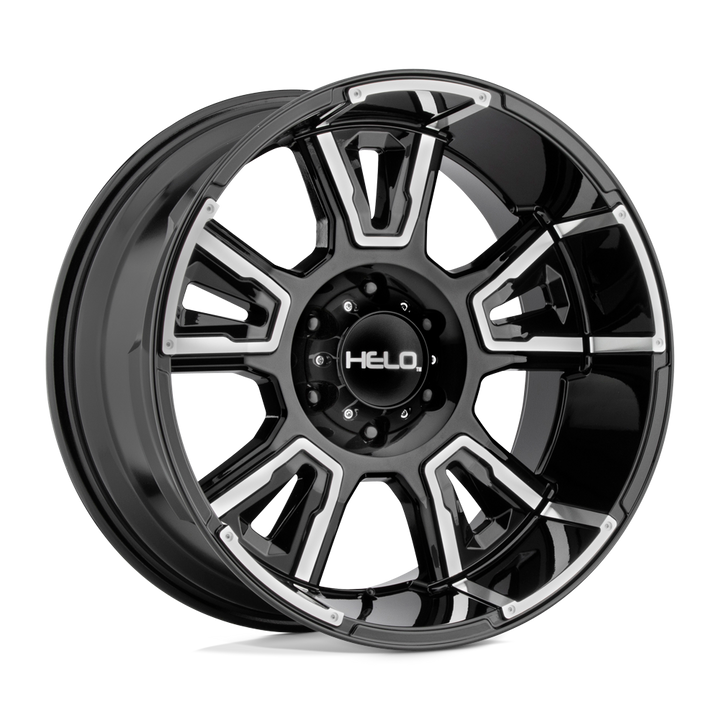 Helo He914 20x9 6x139.7 0 106.1 Noir Brillant Usiné