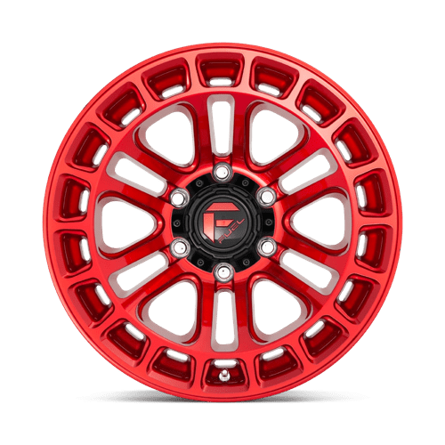 CHAUFFAGE CARBURANT TOUT-TERRAIN D719 17X9 6X139.7 -12 106.1 ROUGE CANDY USINÉ