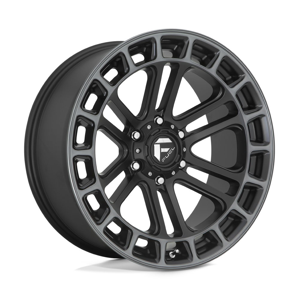 CHAUFFAGE CARBURANT TOUT-TERRAIN D720 20X9 6X139.7 1 106.1 NOIR MAT DOUBLE TEINTE FONCÉE USINÉ