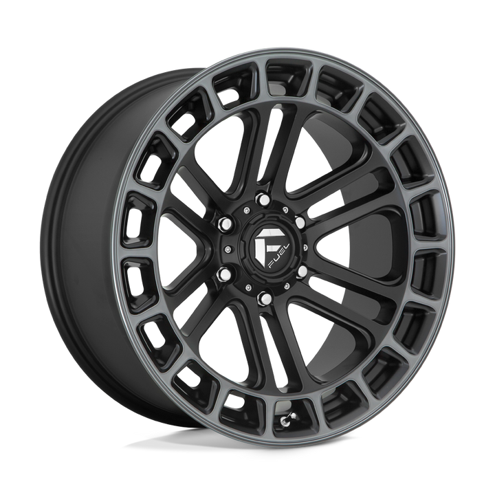 CHAUFFAGE CARBURANT TOUT-TERRAIN D720 20X9 6X139.7 1 106.1 NOIR MAT DOUBLE TEINTE FONCÉE USINÉ