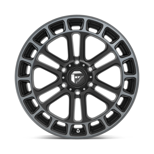 CHAUFFAGE CARBURANT TOUT-TERRAIN D720 20X9 6X139.7 1 106.1 NOIR MAT DOUBLE TEINTE FONCÉE USINÉ