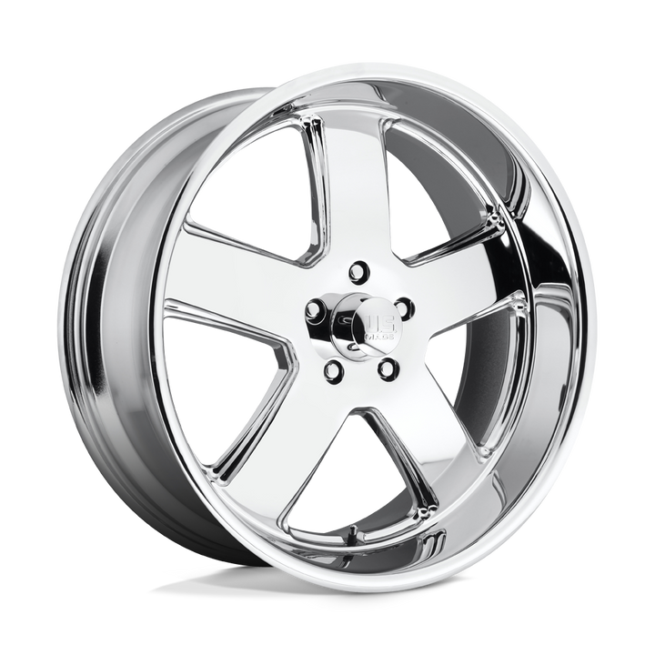 Us Mag 1pc U116 Hustler 20x9.5 5x127 1 78.1 Chrome Plated