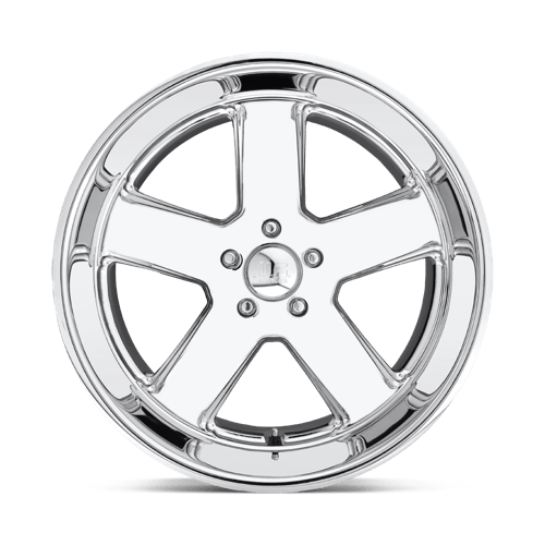 Us Mag 1pc U116 Hustler 20x9.5 5x127 1 78.1 Chrome Plated