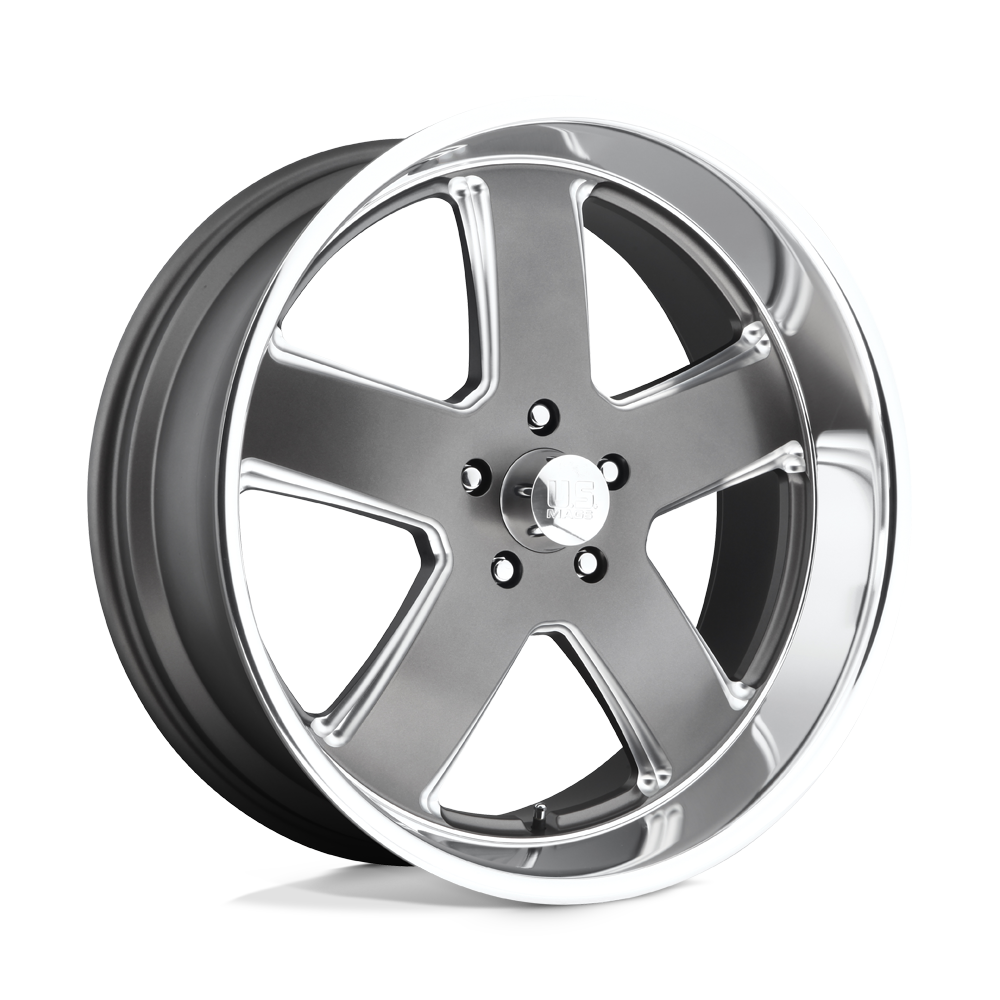 Us Mag 1pc U118 Hustler 22x9 5x127 1 78.1 Matte Gun Metal