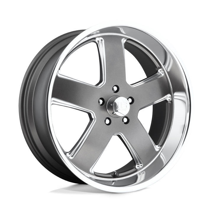 Us Mag 1pc U118 Hustler 22x9 5x127 1 78.1 Matte Gun Metal