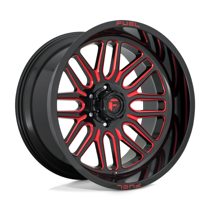 CARBURANT TOUT-TERRAIN D663 IGNITE 22X12 6X135 -43 87.1 NOIR BRILLANT ROUGE TEINTÉ CLAIRE