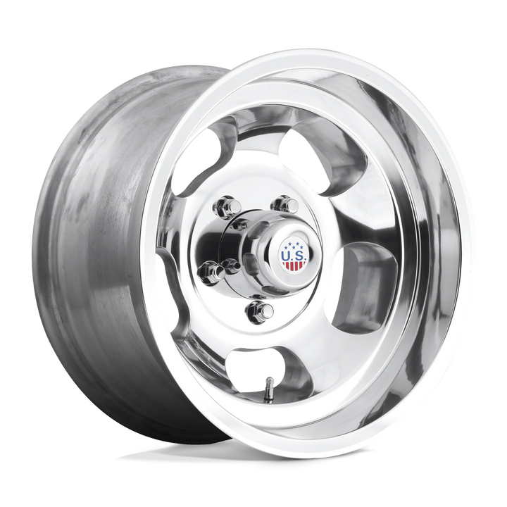 Us Mag 1pc U101 Indy 15x5 5x120.65 -12 72.56 High Luster Polished