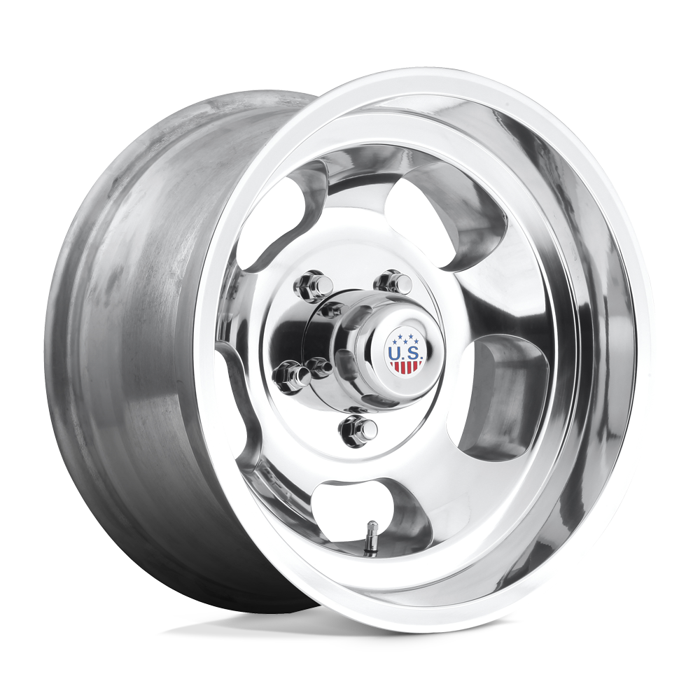 Us Mag 1pc U101 Indy 15x5 5x120.65 -12 72.56 High Luster Polished