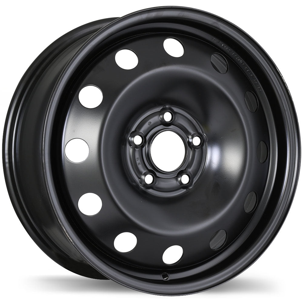 Steel / Acier Steel Wheel 18x7.5 5x114.3mm +49.5 67.1mm  Black