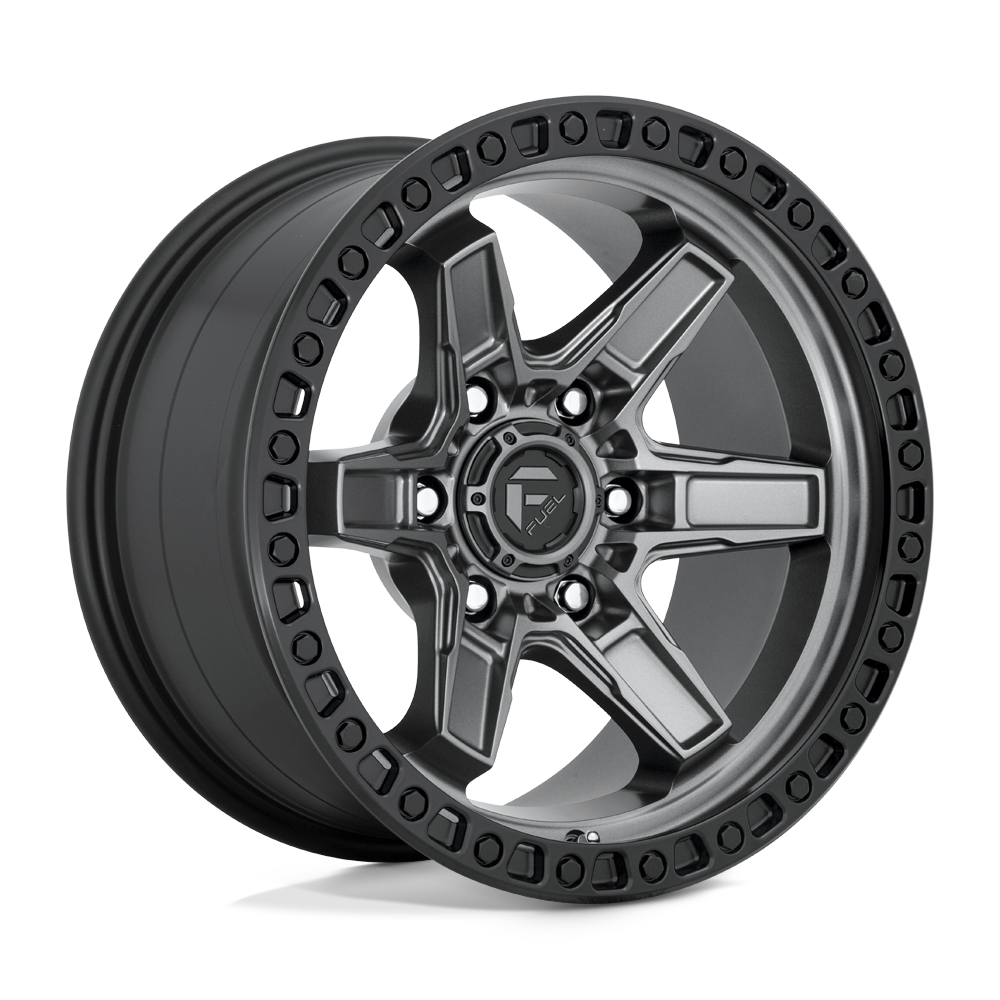 FUEL OFF-ROAD D698 KICKER 20X9 5X150 1 110.1 ANNEAU PERLE NOIR GUN METAL MAT