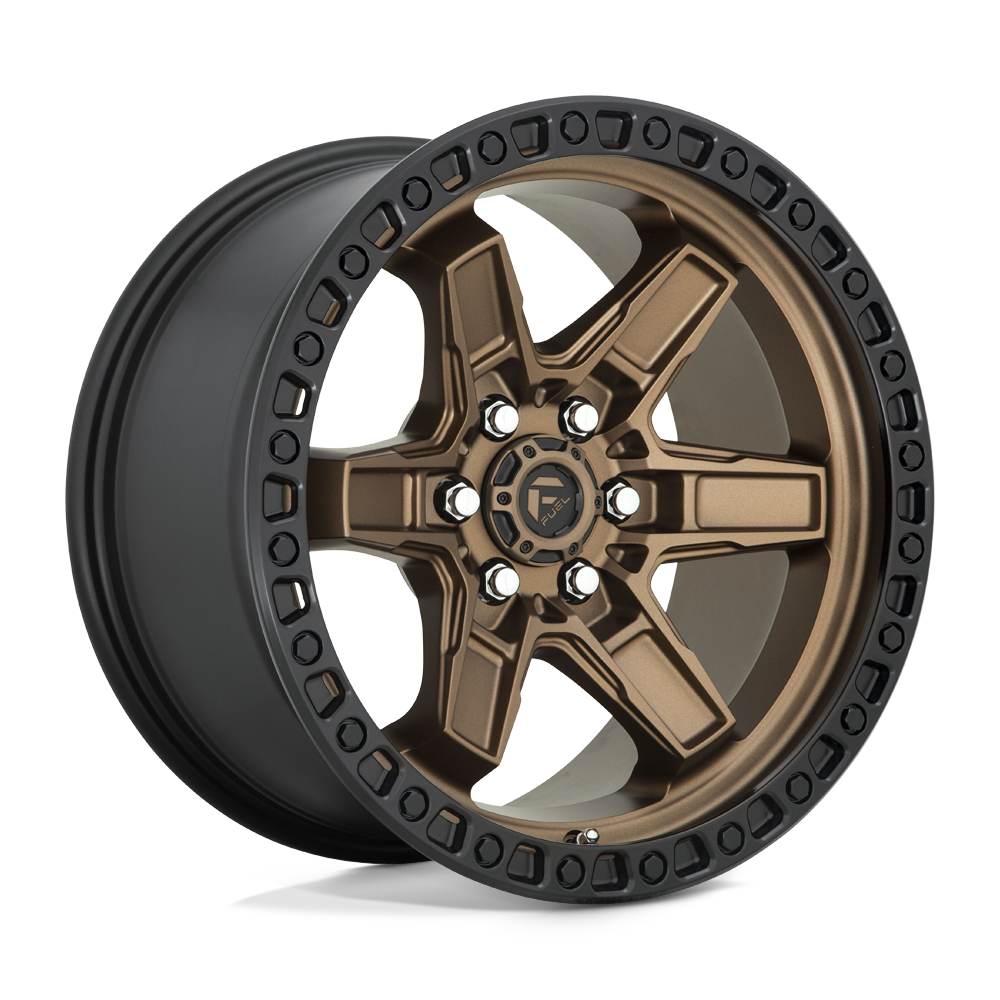 FUEL OFF-ROAD D699 KICKER 17X9 6X114.3 12 66.06 ANNEAU BILLE NOIR BRONZE MAT