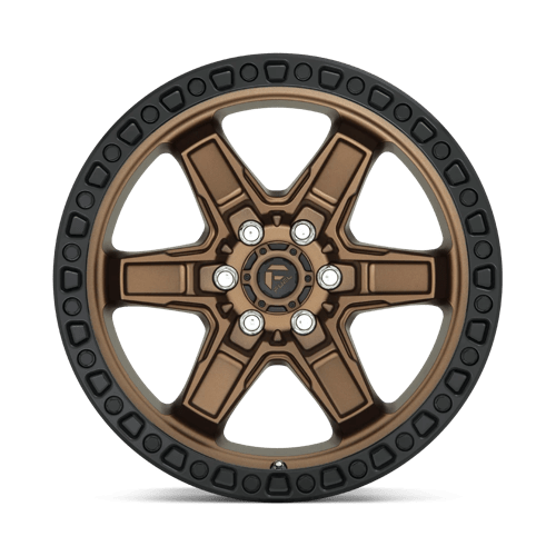 FUEL OFF-ROAD D699 KICKER 17X9 6X114.3 12 66.06 ANNEAU BILLE NOIR BRONZE MAT