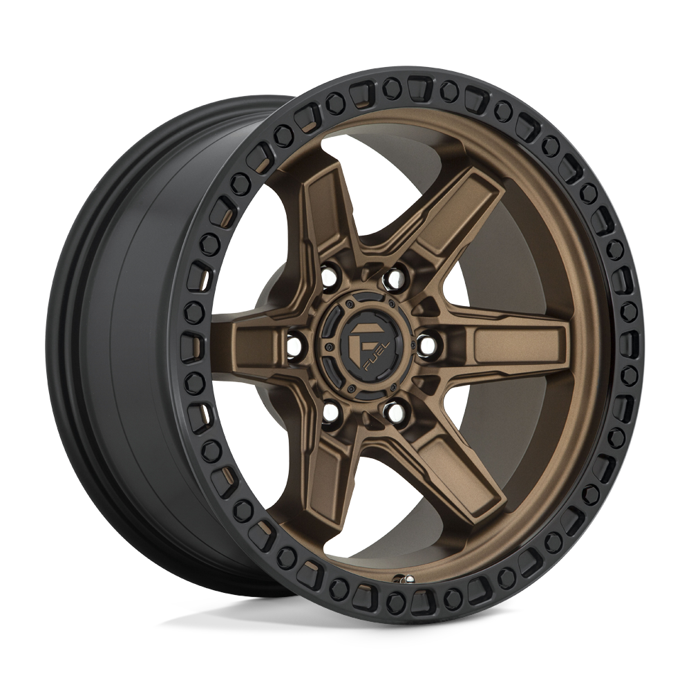 FUEL OFF-ROAD D699 KICKER 17X9 6X139.7 -12 106.1 BRONZE MAT NOIR BEAD RING