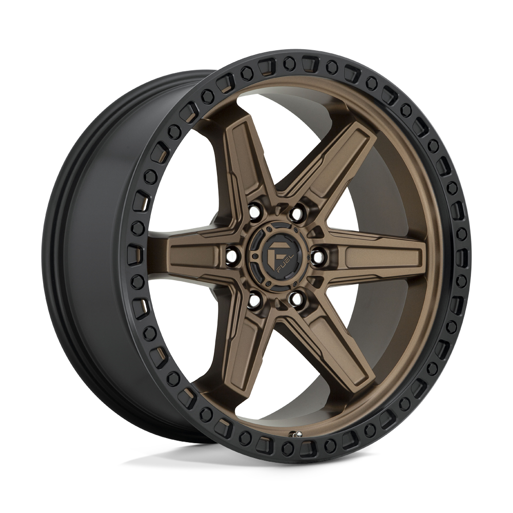 Fuel Off-Road D699 Kicker 20x9 6x139.7 1 106.1 Matte Bronze Black Bead Ring