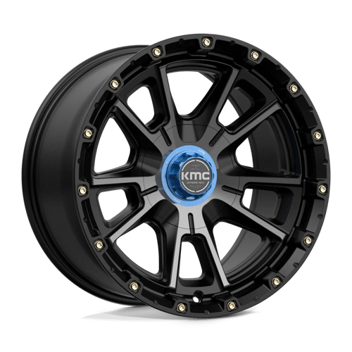 Roues KMC Km100 Sync 17x9 6x135 / 6x139.7 -12 106.1 Noir satiné avec teinte grise