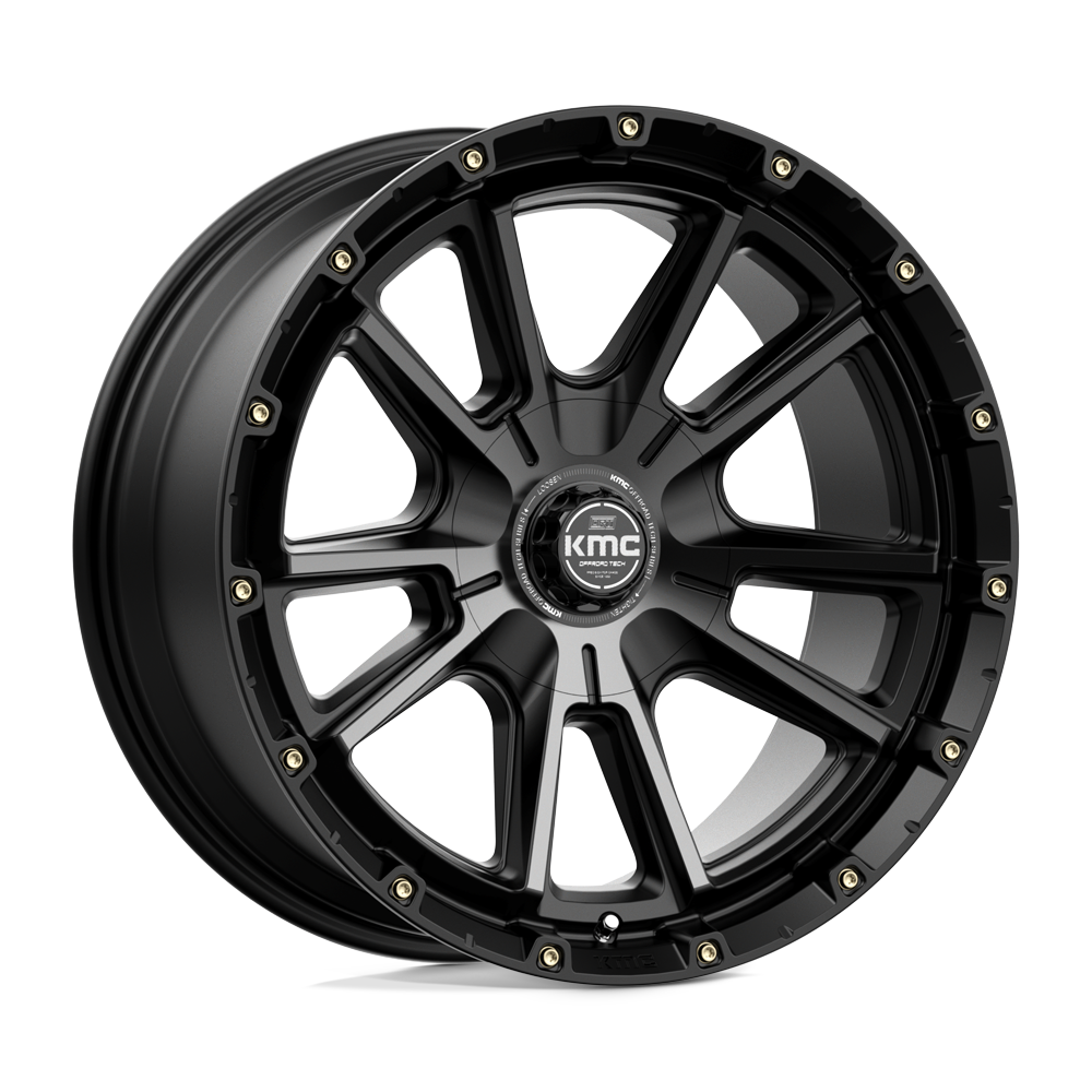 KMC Wheels Km100 Sync 20x9 6x135 / 6x139.7 0 106.1 Satin Black With Gray Tint