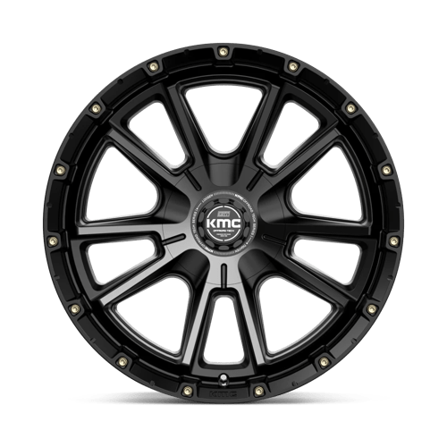 KMC Wheels Km100 Sync 20x9 6x135 / 6x139.7 0 106.1 Satin Black With Gray Tint