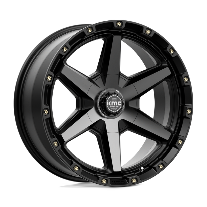 KMC Wheels Km101 Tempo 20x9 6x135 / 6x139.7 0 106.1 Satin Black With Gray Tint