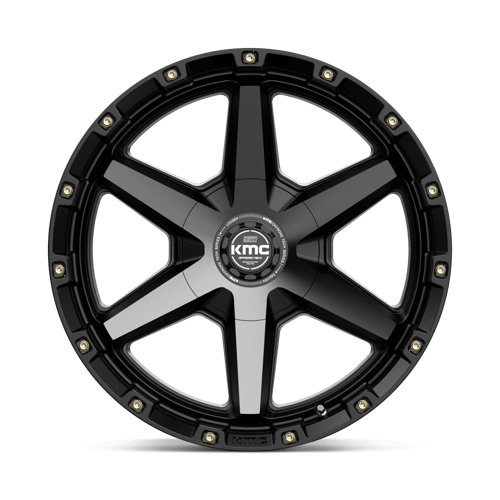 Roues KMC Km101 Tempo 20x9 6x120 / 6x139.7 0 78.1 Noir satiné avec teinte grise