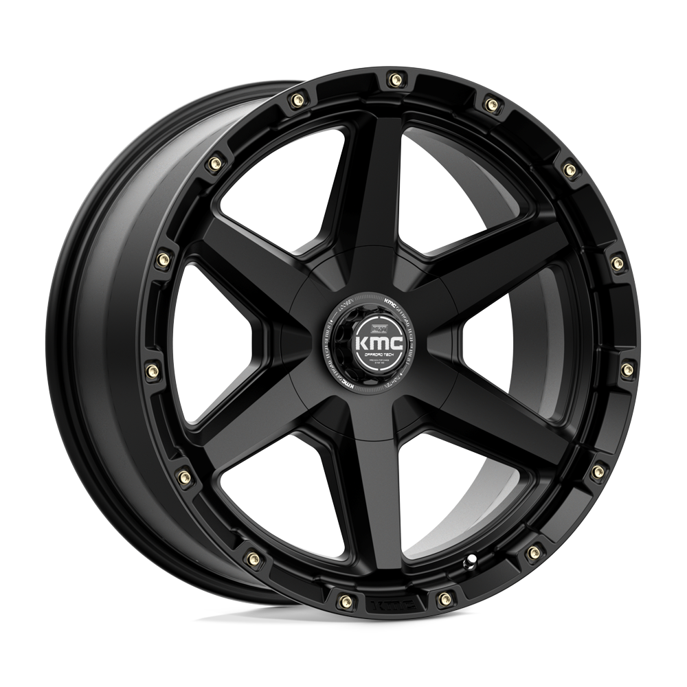KMC Wheels Km101 Tempo 20x9 6x135 / 6x139.7 0 106.1 Satin Black