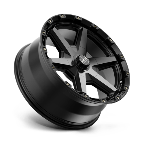 Jantes KMC Km101 Tempo 20x9 6x135 / 6x139.7 18 106.1 Noir Satiné Avec Teinte Grise