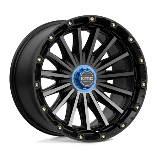 KMC Wheels Km102 Signal 17x9 6x135 / 6x139.7 -12 106.1 Satin Black With Gray Tint