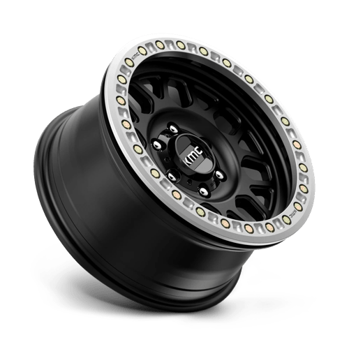 KMC Wheels Km234 Grenade Desert Beadlock 17x8.5 6x165.1 0 108 Satin Black