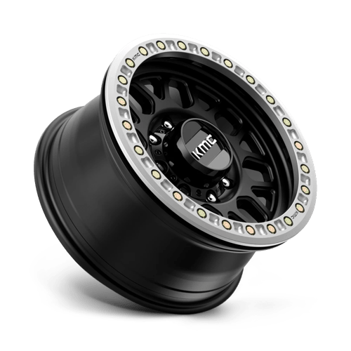 KMC Wheels Km234 Grenade Desert Beadlock 17x8.5 8x165.1 0 125.1 Satin Black