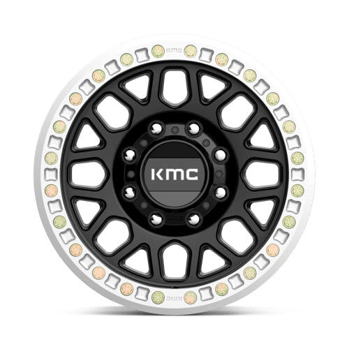 KMC Wheels Km234 Grenade Desert Beadlock 17x8.5 8x165.1 0 125.1 Satin Black
