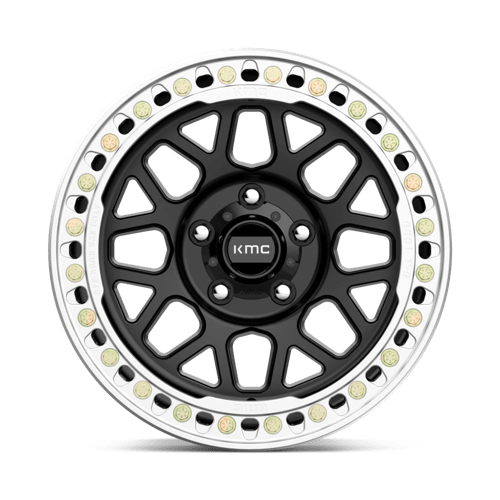 KMC Km235 Grenade Crawl Beadlock 18x9 8x165.1 -24 125.1 Noir Satiné