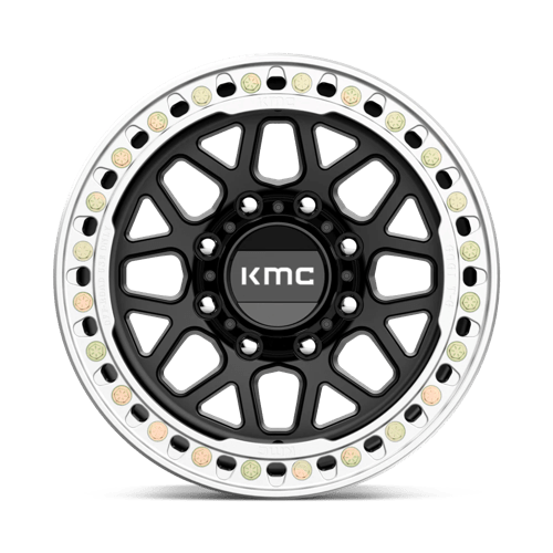 KMC Wheels Km235 Grenade Crawl Beadlock 17x9 8x165.1 -38 125.1 Satin Black