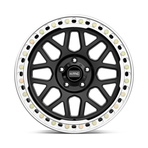 KMC Wheels Km235 Grenade Crawl Beadlock 20x10 5x127 -48 71.5 Satin Black