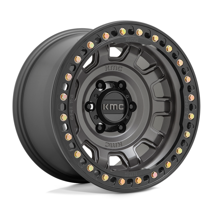KMC Wheels Km236 Tank Beadlock 17x9 5x127 -15 71.5 Anthracite