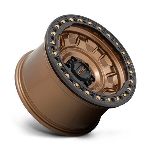KMC Wheels Km236 Tank Beadlock 17x9 5x127 -15 71.5 Matte Bronze