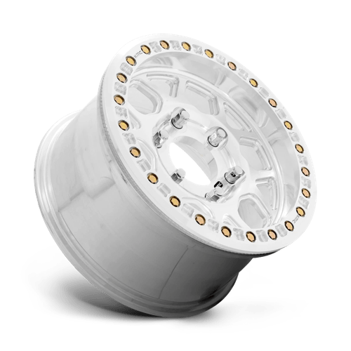 KMC Wheels Km444 Beadlock 17x9 6x165.1 -12 108 Raw Machined