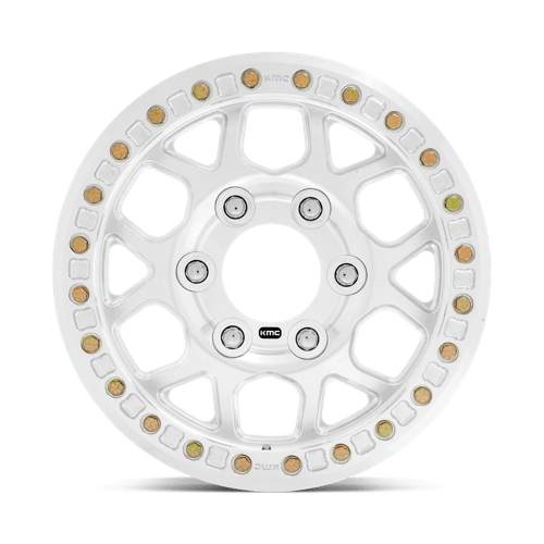 KMC Wheels Km444 Beadlock 17x9 5x139.7 -12 108 Raw Machined