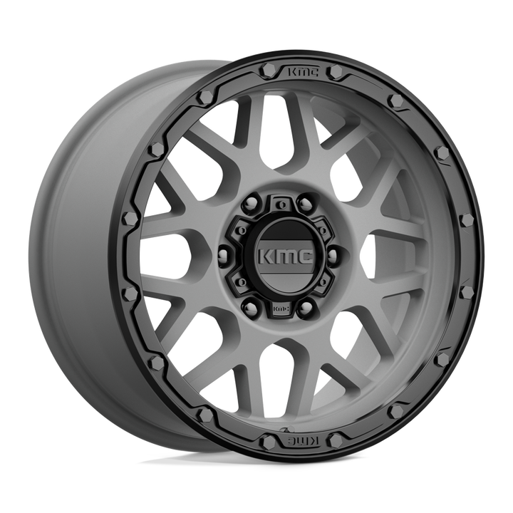 KMC Wheels Km535 Grenade Off-road 17x9 6x135 18 87.1 Gris Mat Lèvre Noir Mat