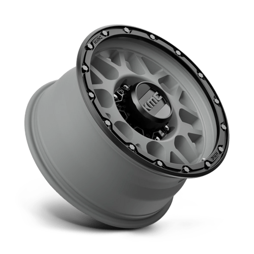 KMC Wheels Km535 Grenade Off-road 17x9 8x180 18 124.2 Gris Mat Lèvre Noir Mat